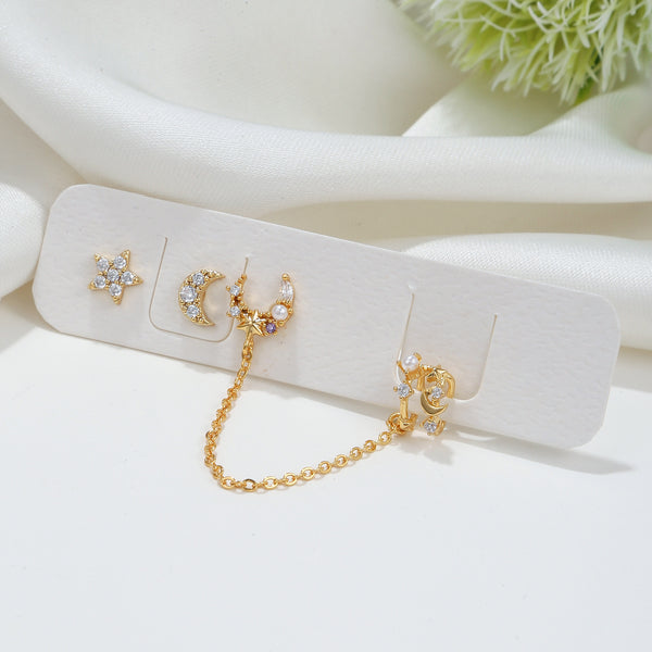 Earrings Set Needle Fashion