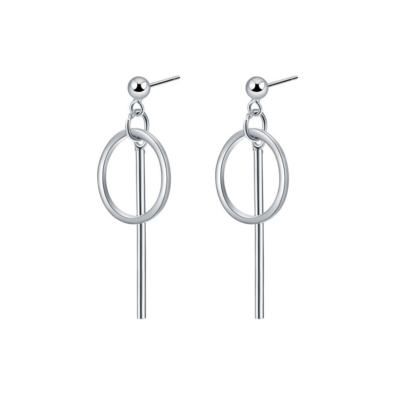 Multishape Drop 925 Sterling Silver Earrings