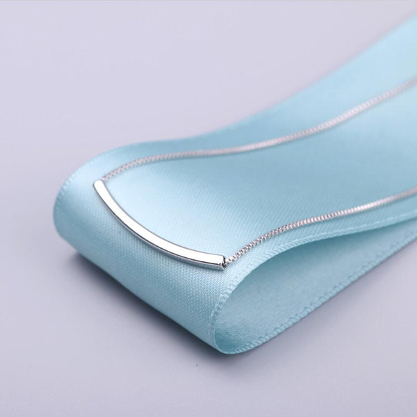 Silver Bar Necklace