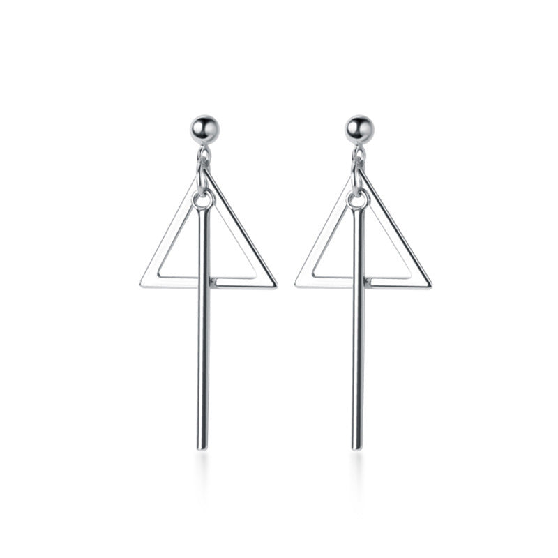 Multishape Drop 925 Sterling Silver Earrings