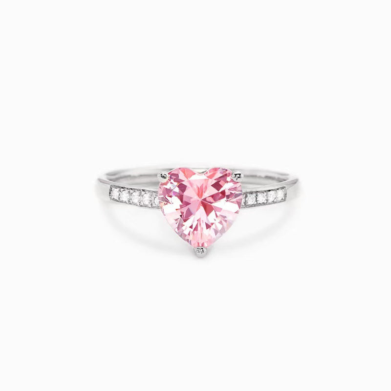 S925 Heart Promise Ring