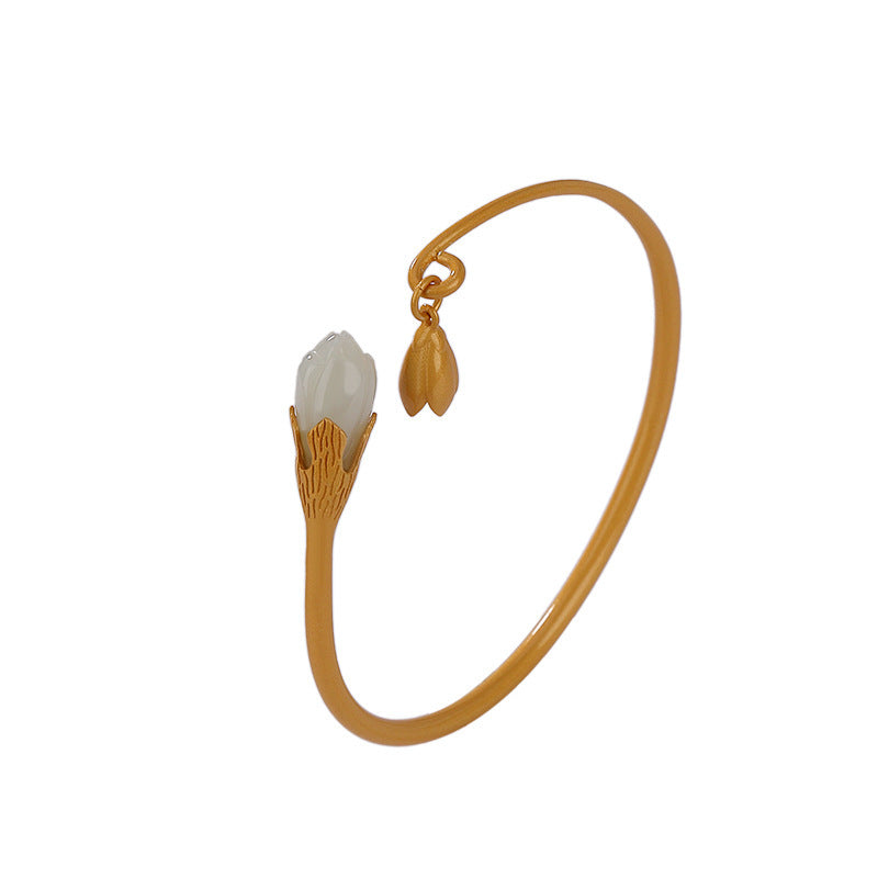 Women's Silver Retro Simple Bracelet