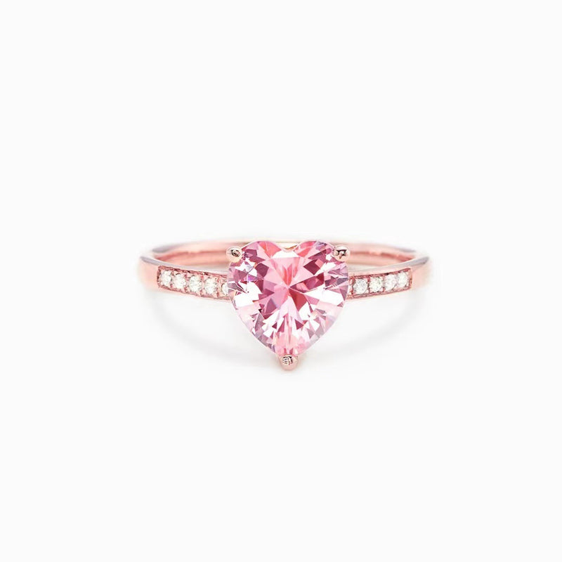 S925 Heart Promise Ring