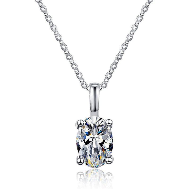 1 Karat D Color Moissanite Necklace