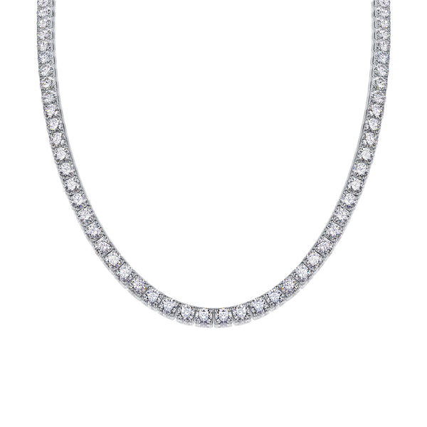 Tennis Necklace Moissanite Diamond S925 Silver Necklace