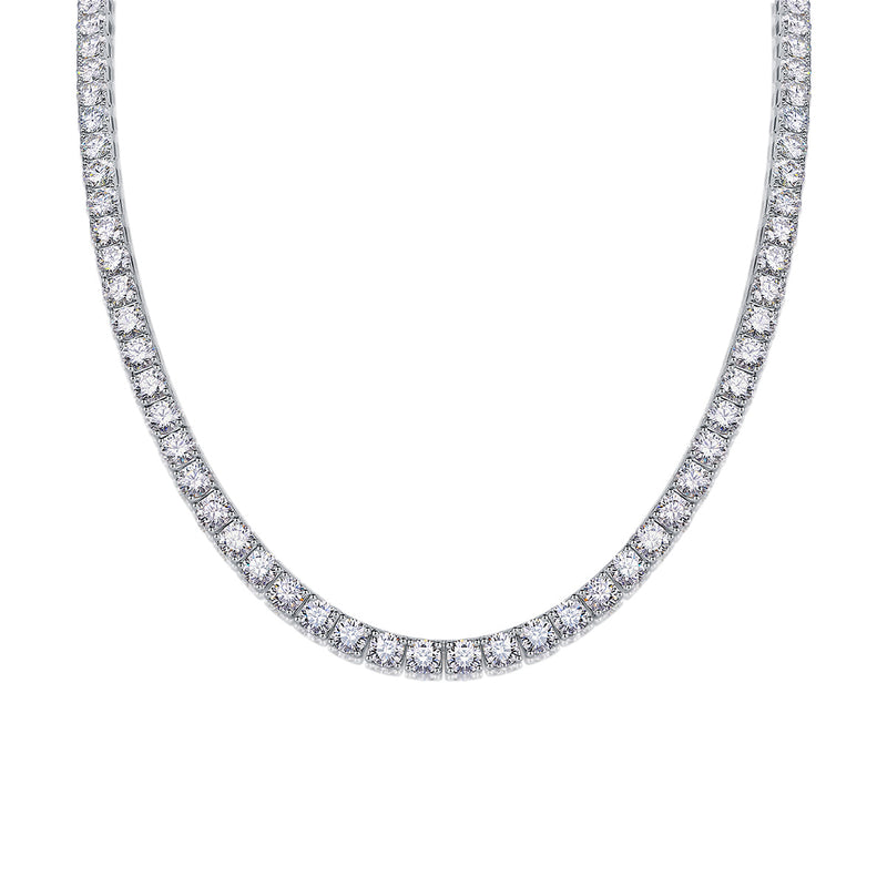 Tennis Necklace Moissanite Diamond S925 Silver Necklace