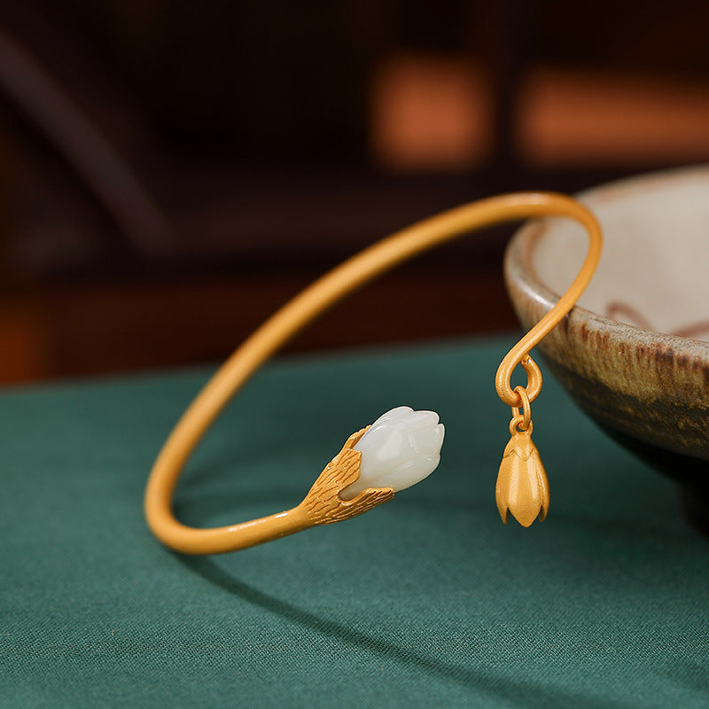 Women's Silver Retro Simple Bracelet