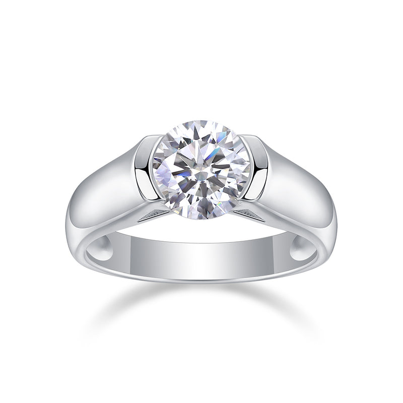 The Love Of Your Life Diamond Ring, Wedding Ring, Luxury Fashion Set With Moissanite Silver Ring