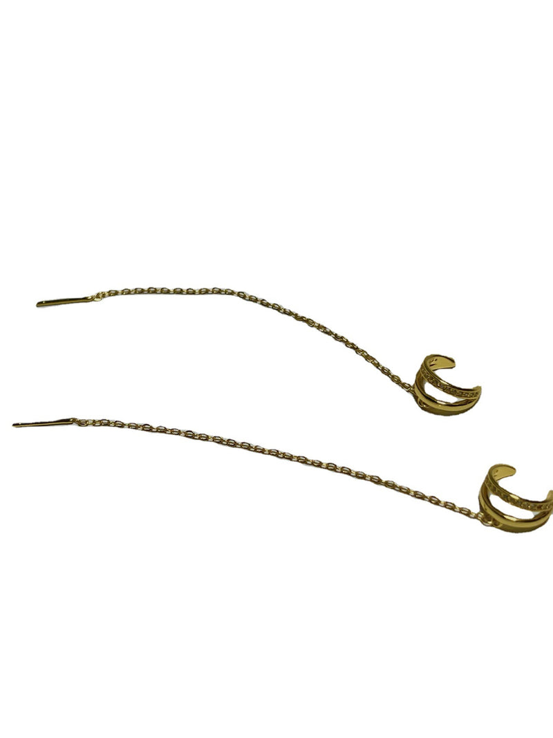 925 Sterling Silver Ear Clip One-piece Earrings