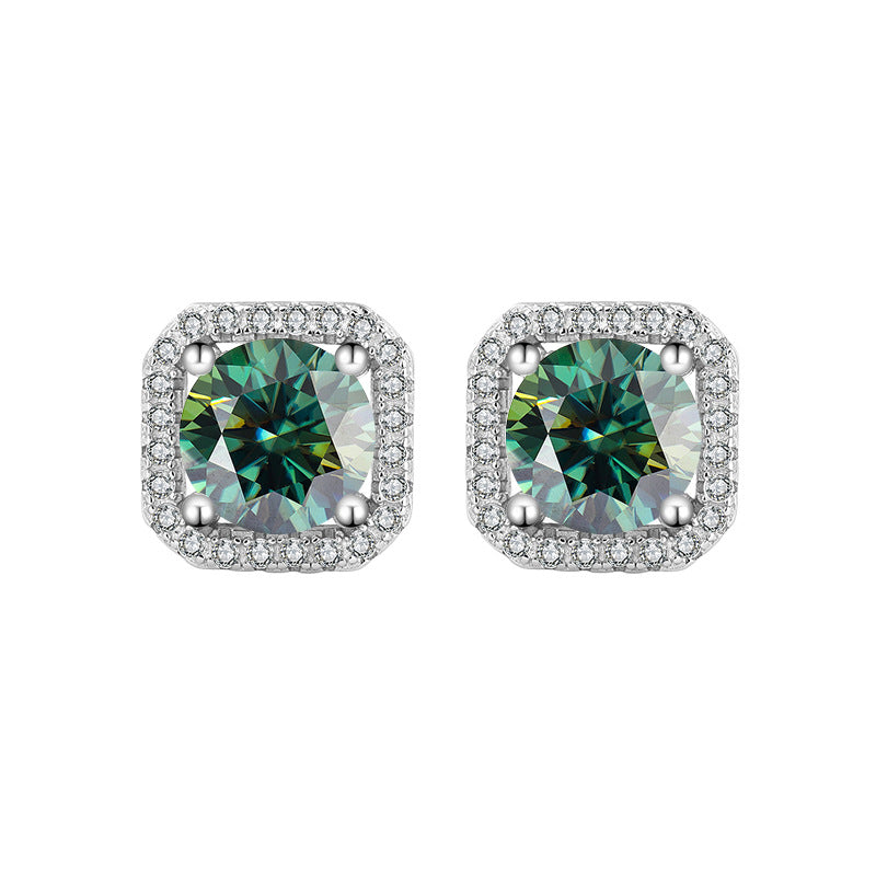 Women's Simple Graceful Moissanite Ear Studs