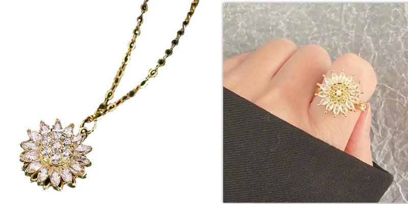 Rotatable S925 Sterling Silver Ring For Women